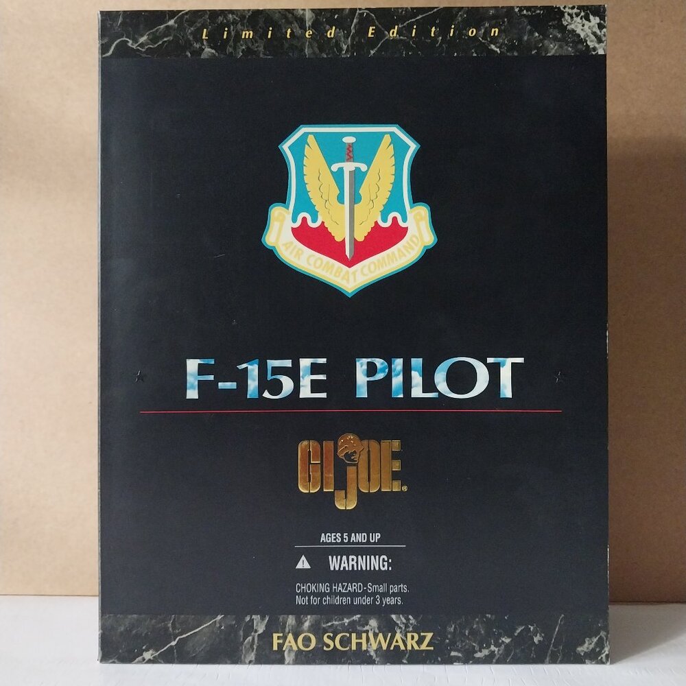 GI Joe F-15E Pilot Limited Edition1996 NWT FAO SCHWARZ NIB